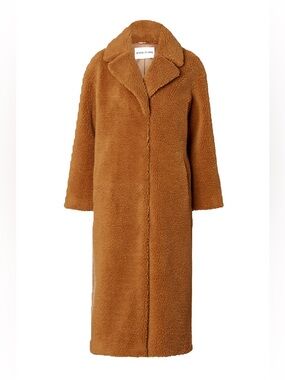 STAND STUDIO Camille Long Coat in Nougat